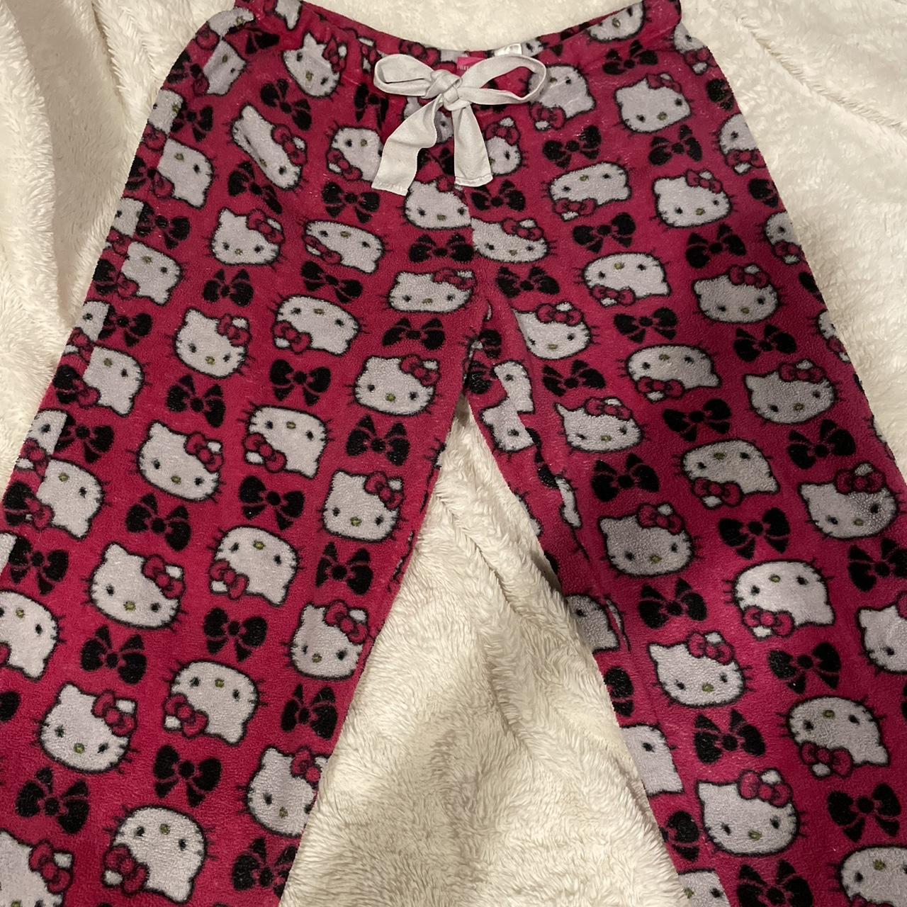 Hello Kitty Anime Cartoon All Over Print Women's White Sleep Pajama Pants-XXL  - Walmart.com