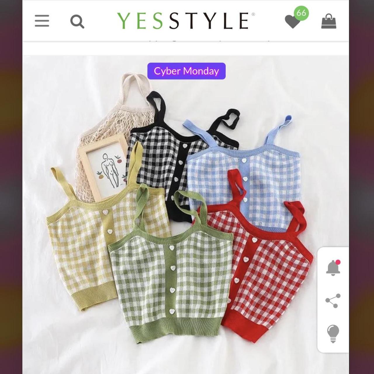 Plaid Camisole Top Brand Yesstyle Color/Pattern... Depop
