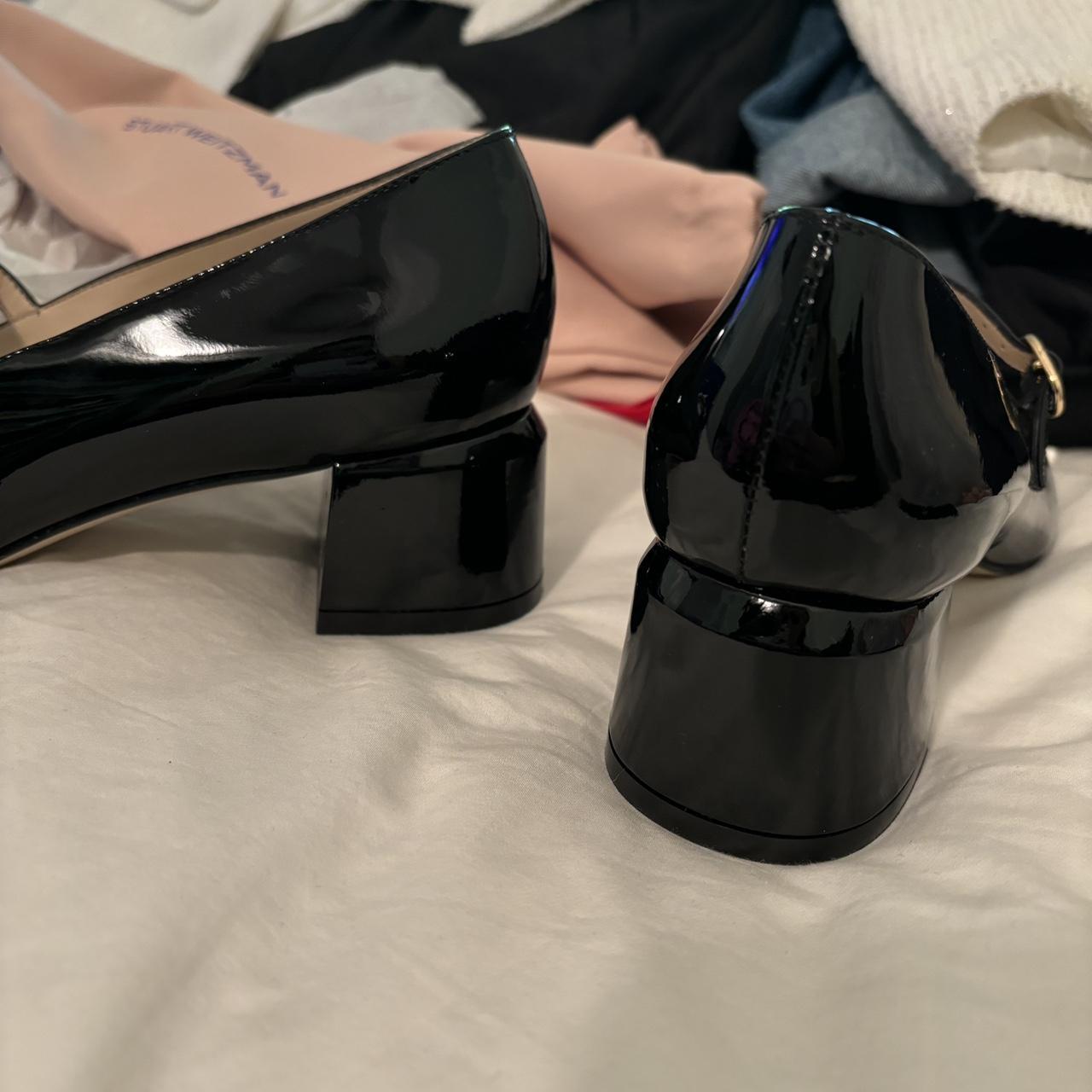 Mary様 Stuart weitzman mary janes with 1.8” heel. Worn | Depop