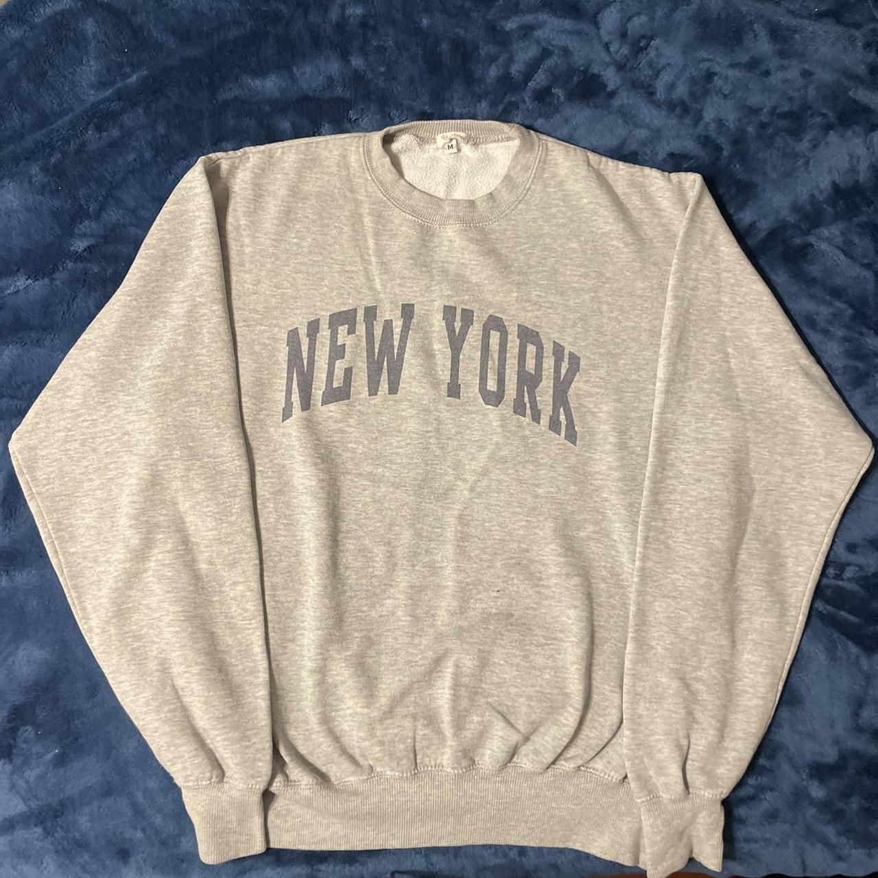Brandy Melville crewneck grey one size... Depop