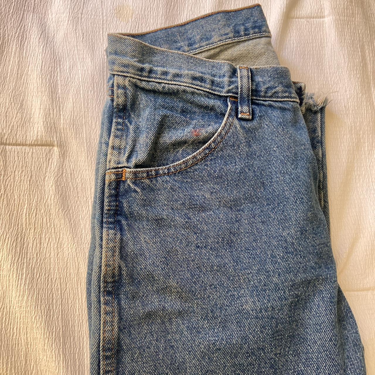 Rustler Denim Jeans Measures 30x30 Has one small... - Depop