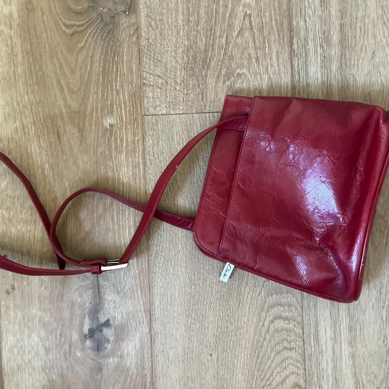 Clarks red hot sale bag