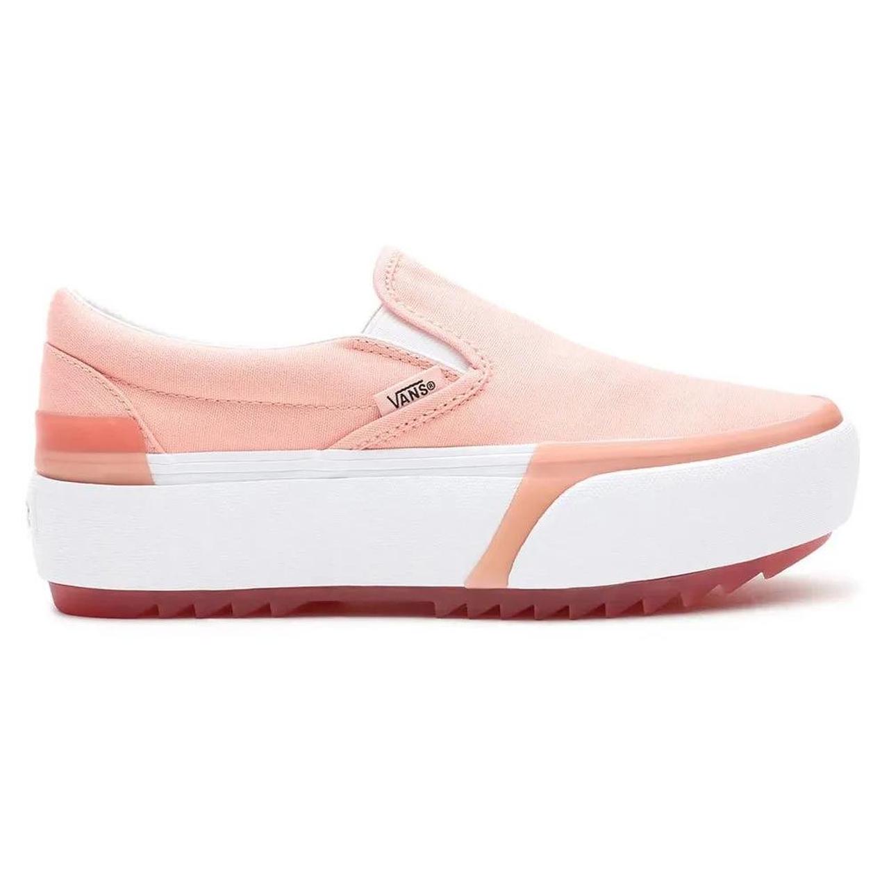 Coral slip on vans best sale