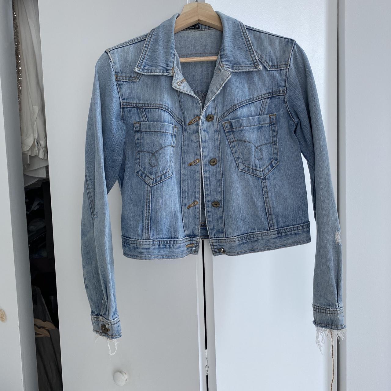 Ladies denim outlet jacket size 18