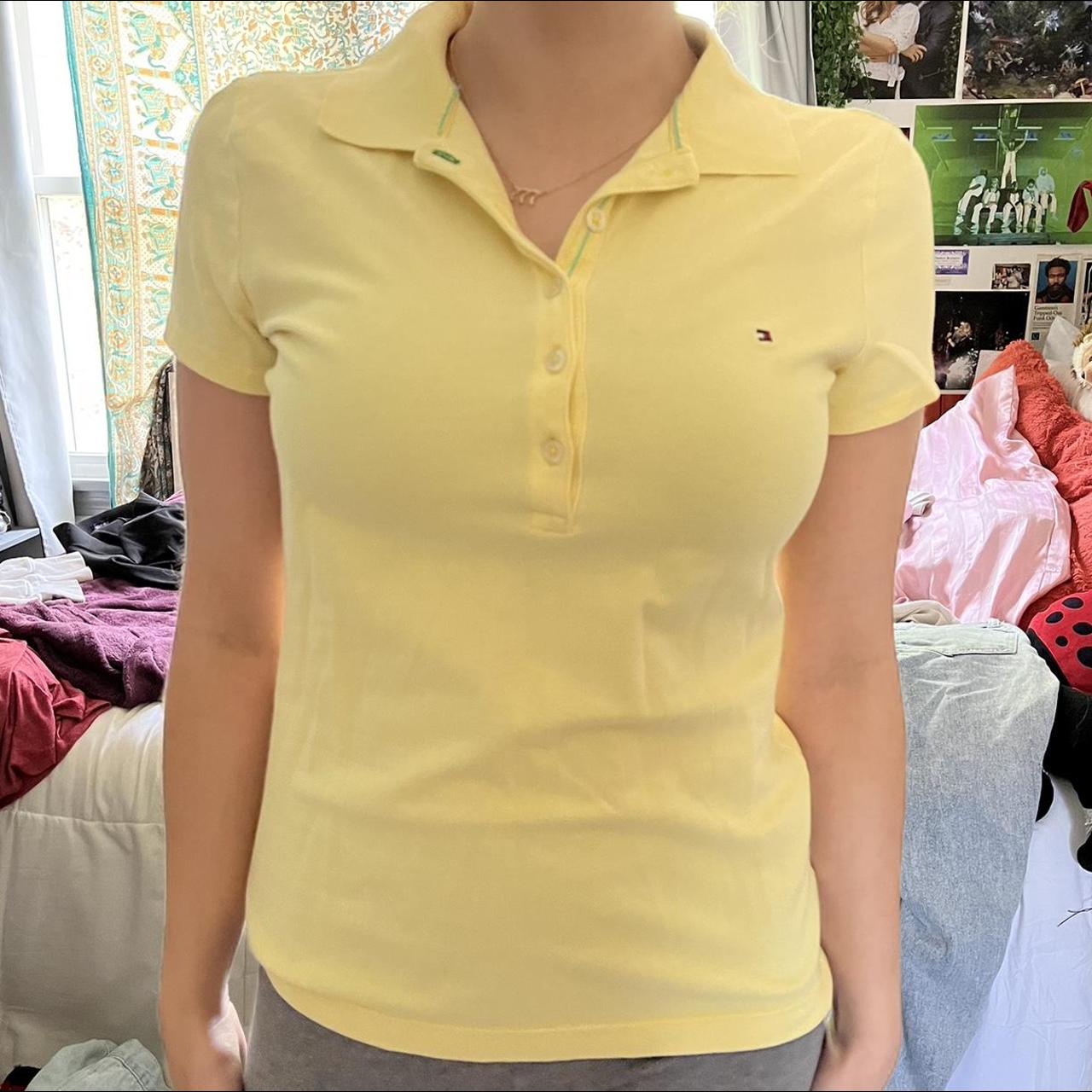 Tommy hilfiger yellow clearance polo