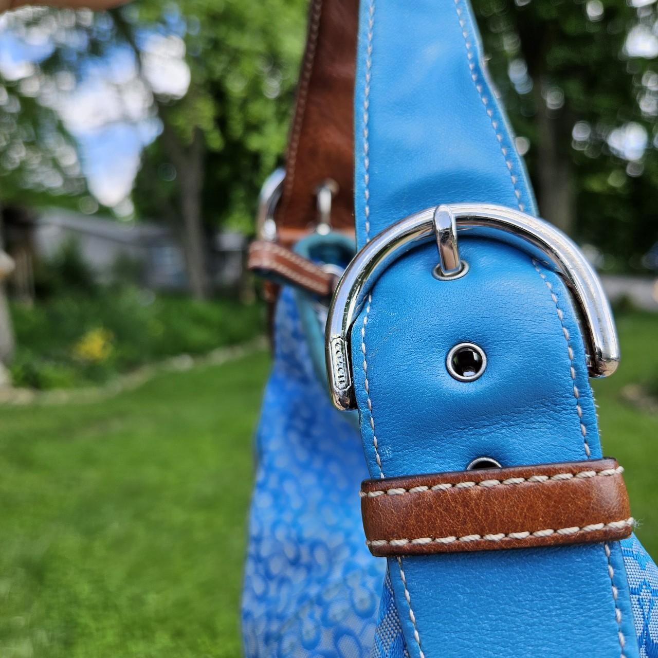 Y2K & Vintage Coach Bags 👛 | Y2K Coach Small Blue Shoulder