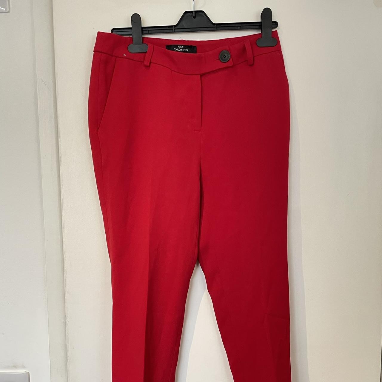 Buy Women's Petite Red Trousers Online | Next UK