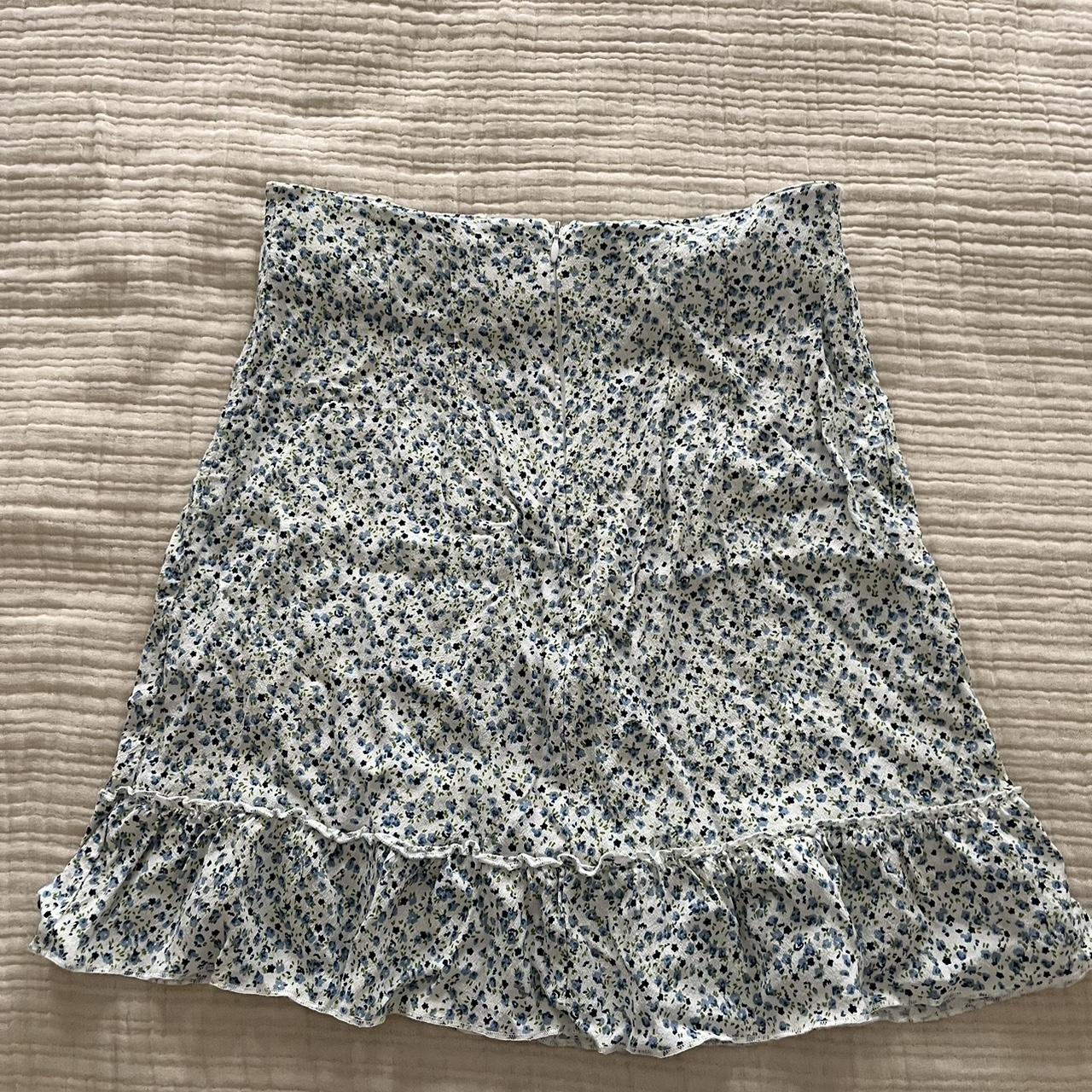 cutest floral brandy skirt super light and perfect... - Depop