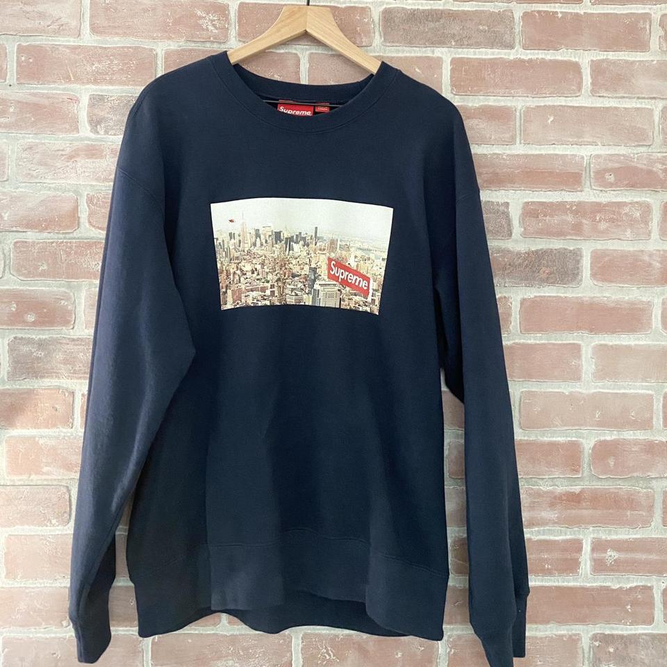 Supreme aerial-crewneck - Depop