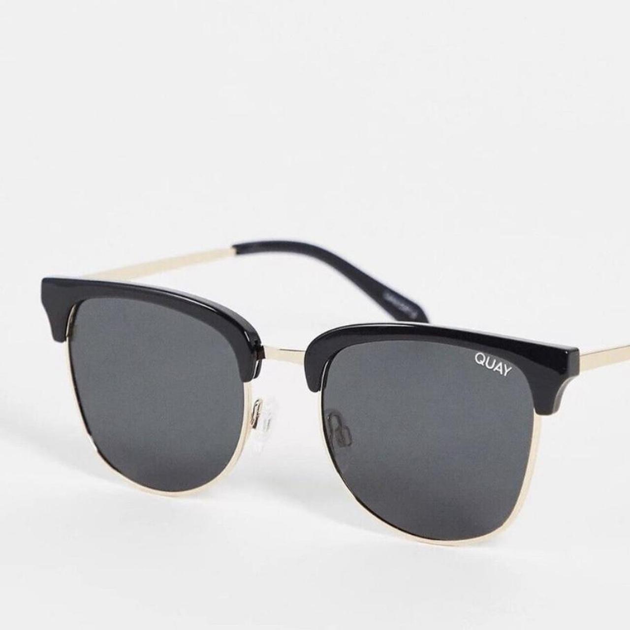 Black and gold quay sunglasses best sale