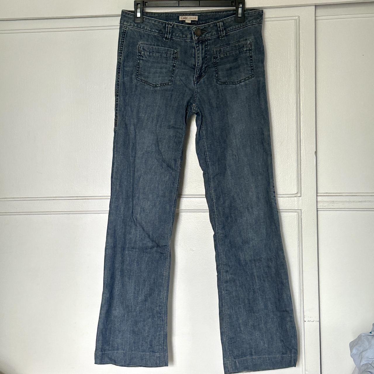 basic & breathable flared cabi jeans with the cutest - Depop