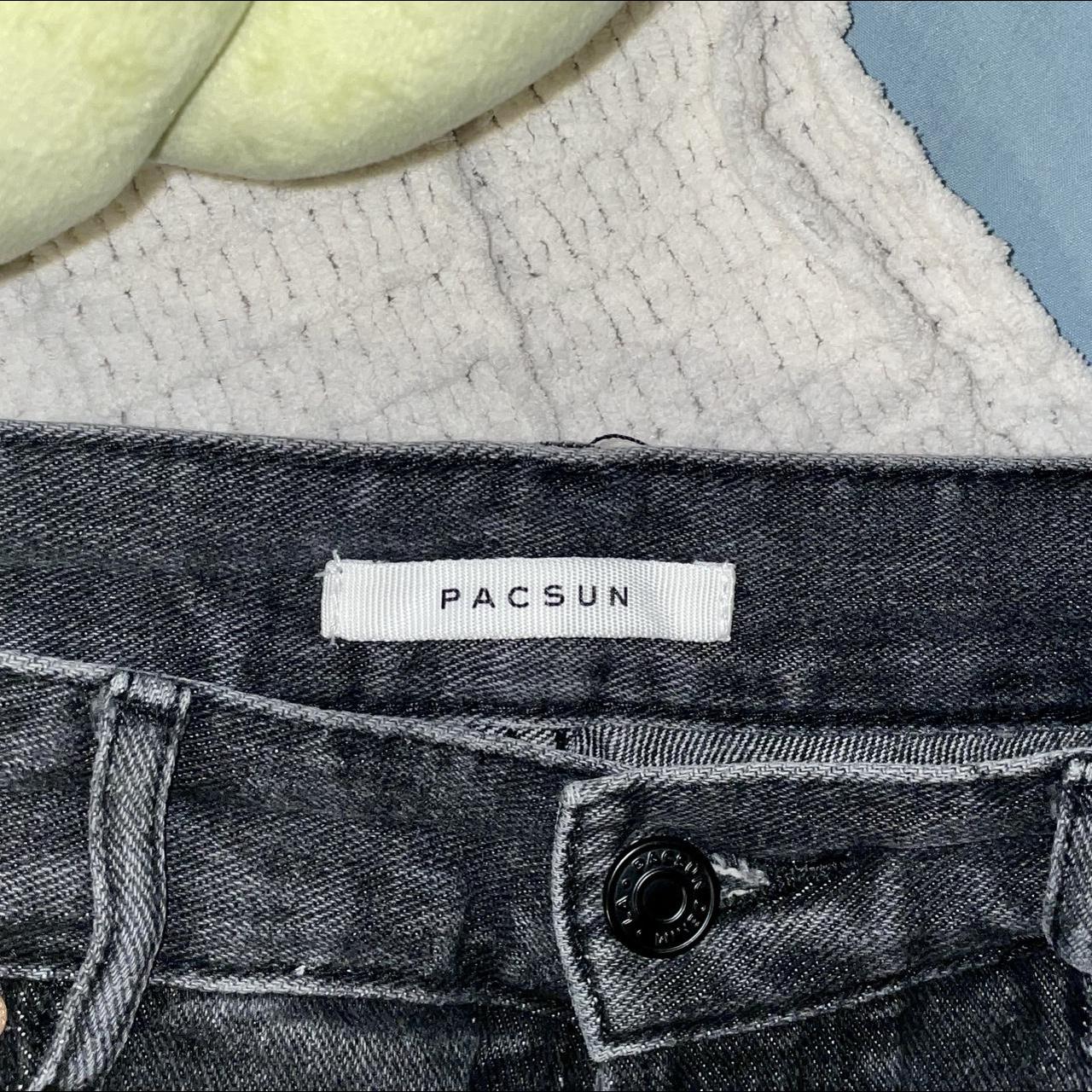 Pacsun Black Wash Ultra High Rise Slim Jeans Size: 28 - Depop