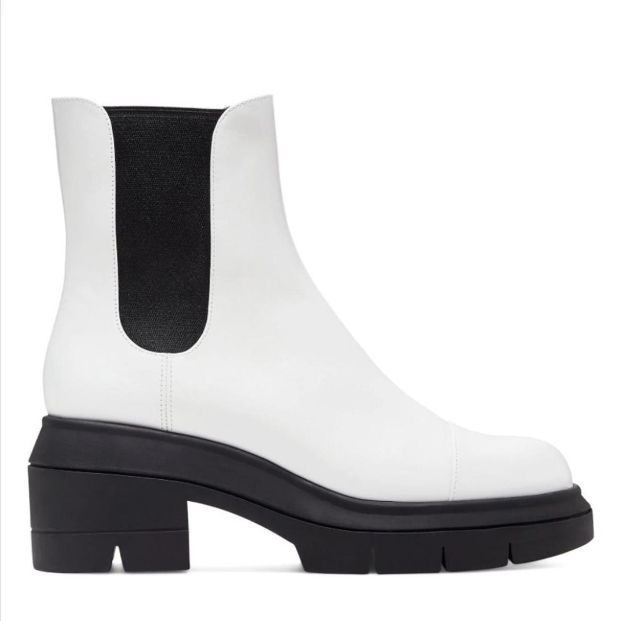 stuart weitzman women's norah block heel platform chelsea boots