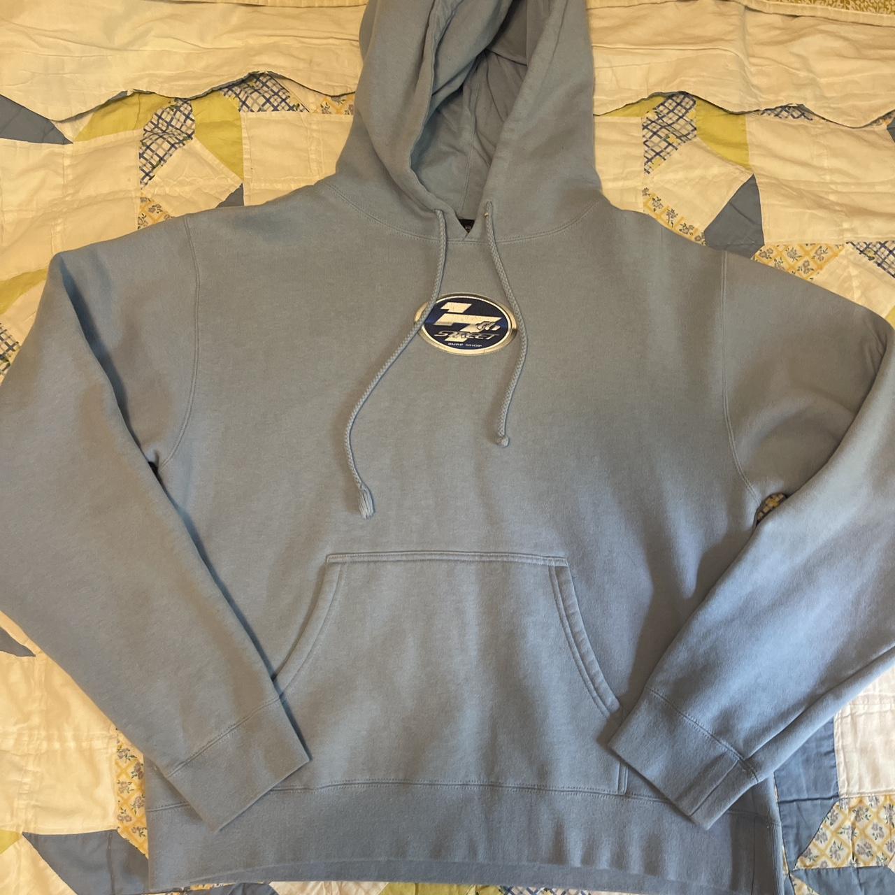 17th street surf shop hoodie size: kids XL (fits... - Depop