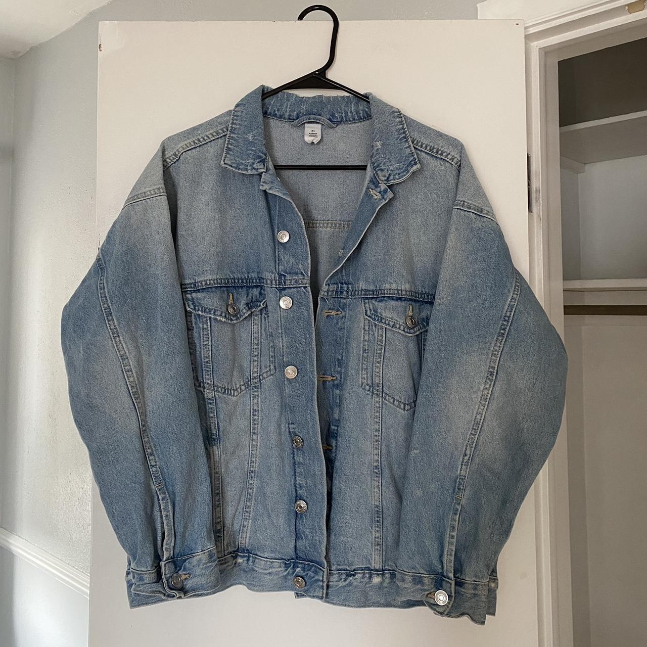 &denim brand jean jacket from H&M. Size small but... - Depop