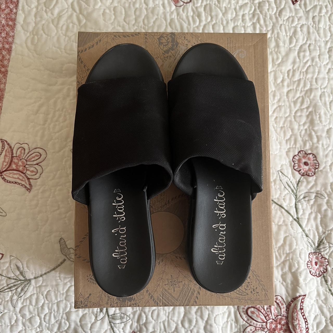 Altar'd State Women's Black Sandals | Depop