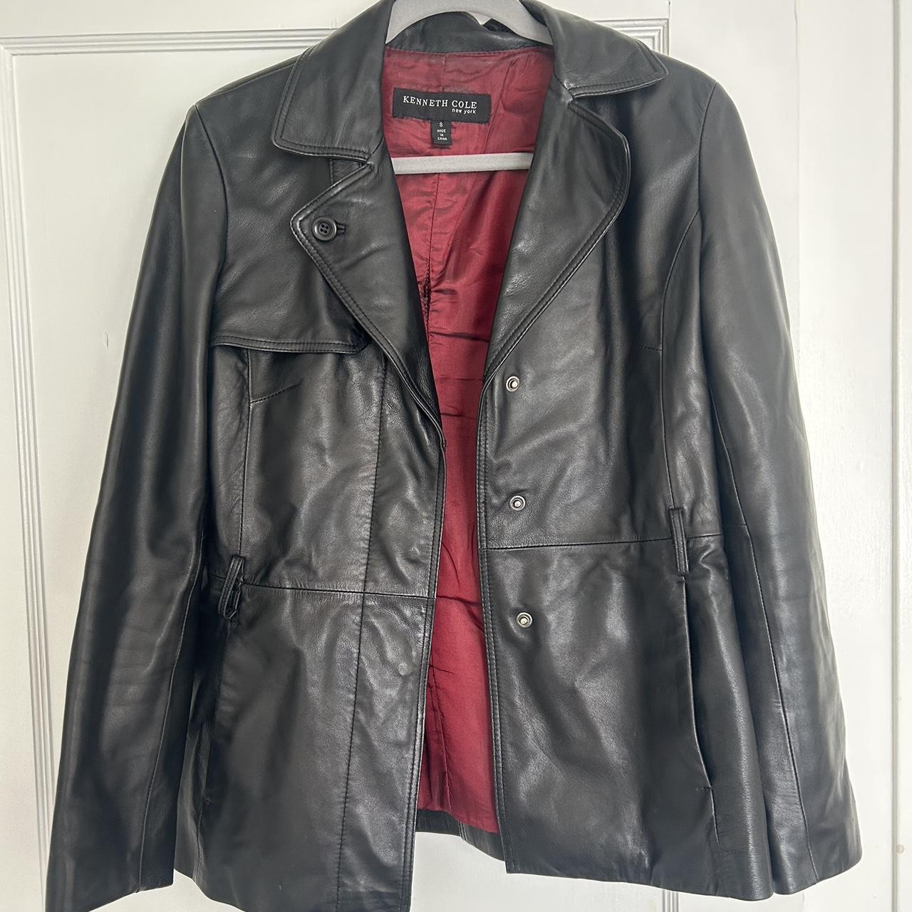 Kenneth Cole Women's Black Jacket | Depop