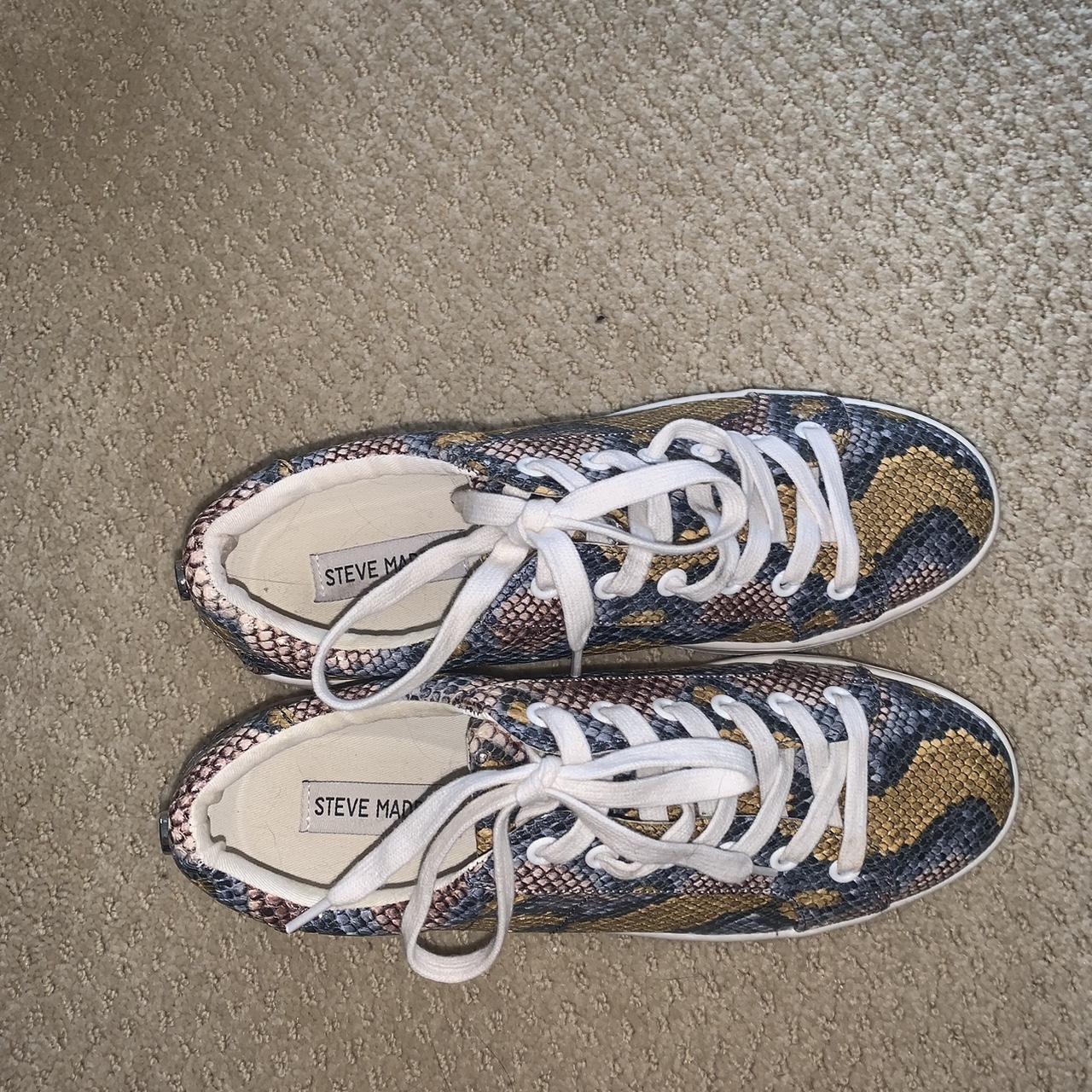snakeskin sneakers steve madden