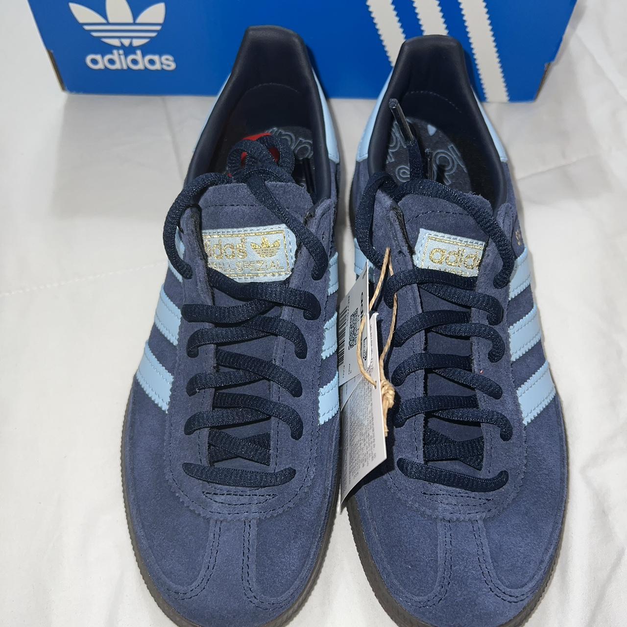 Navy Blue Adidas Sambas/Spezial Size 5/5.5 US... - Depop