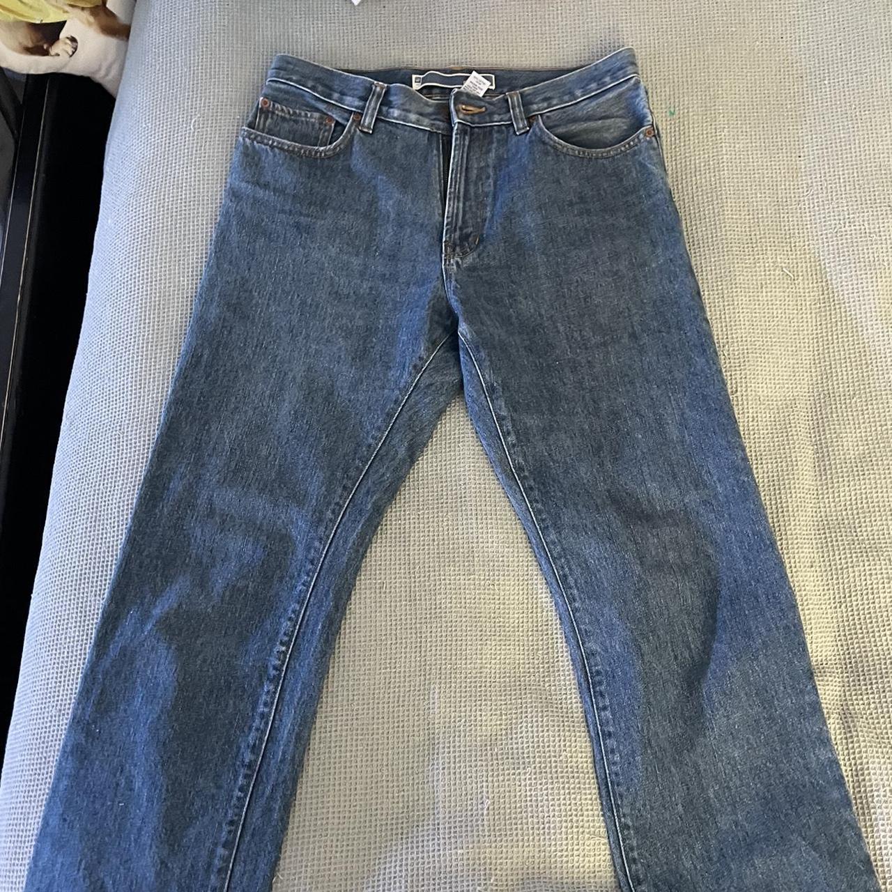 Gap easy fit jeans size 32 waist, 32 length flat... - Depop