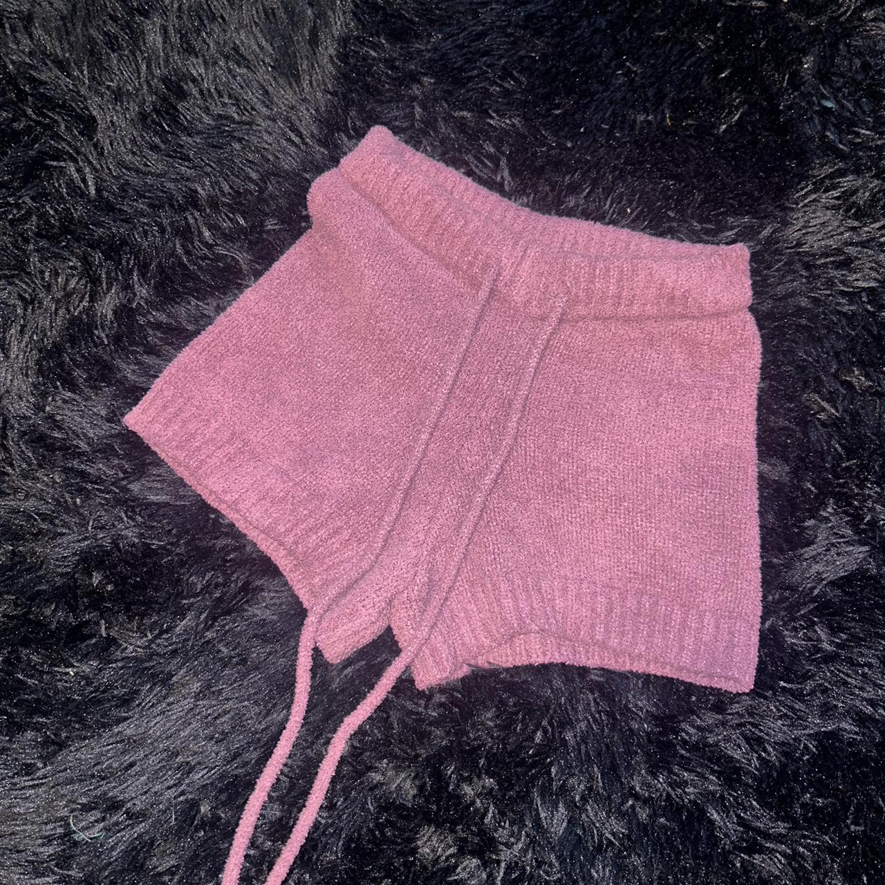 Fuzzy shorts- fashion nova - xs - Depop