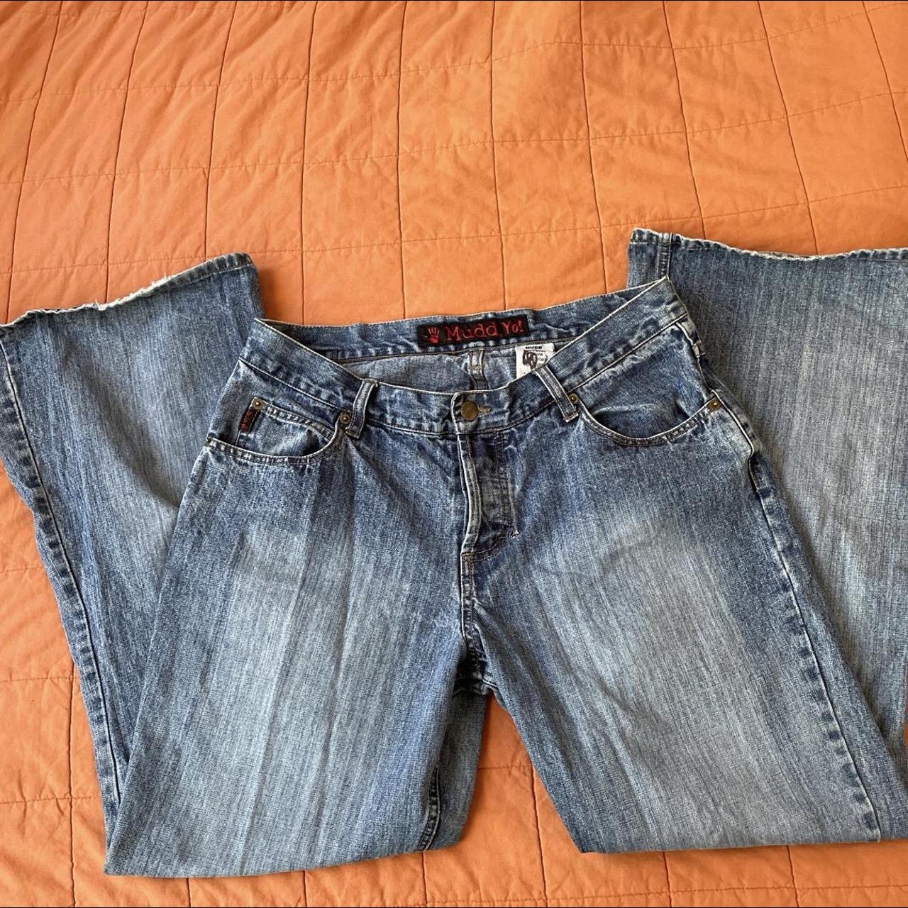 Mudd Flare Jeans ^v^ size- 13 ( about 16 in. laying... - Depop