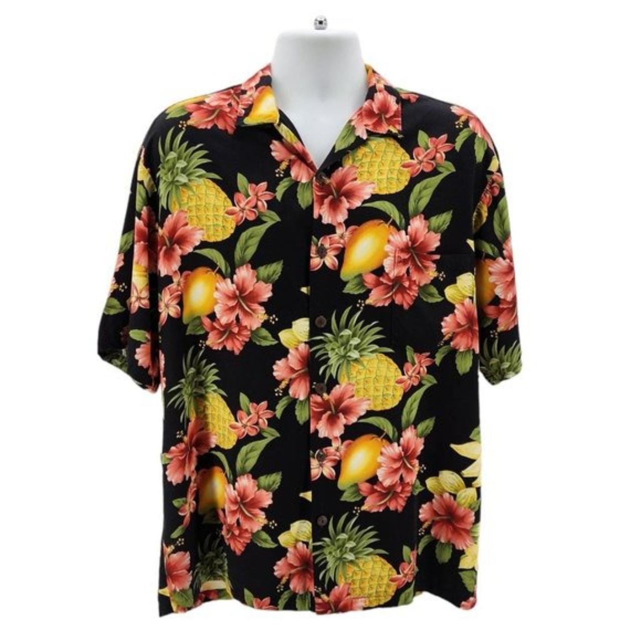 Hilo Hattie The Hawaiian Original Classic Hibiscus Aloha Shirt Red / Large