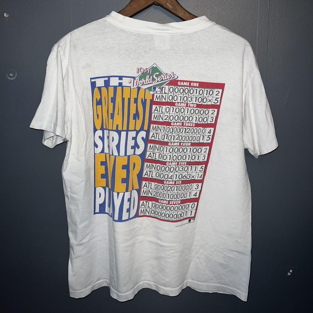 Vintage 1991 Atlanta Braves World Series graphic - Depop