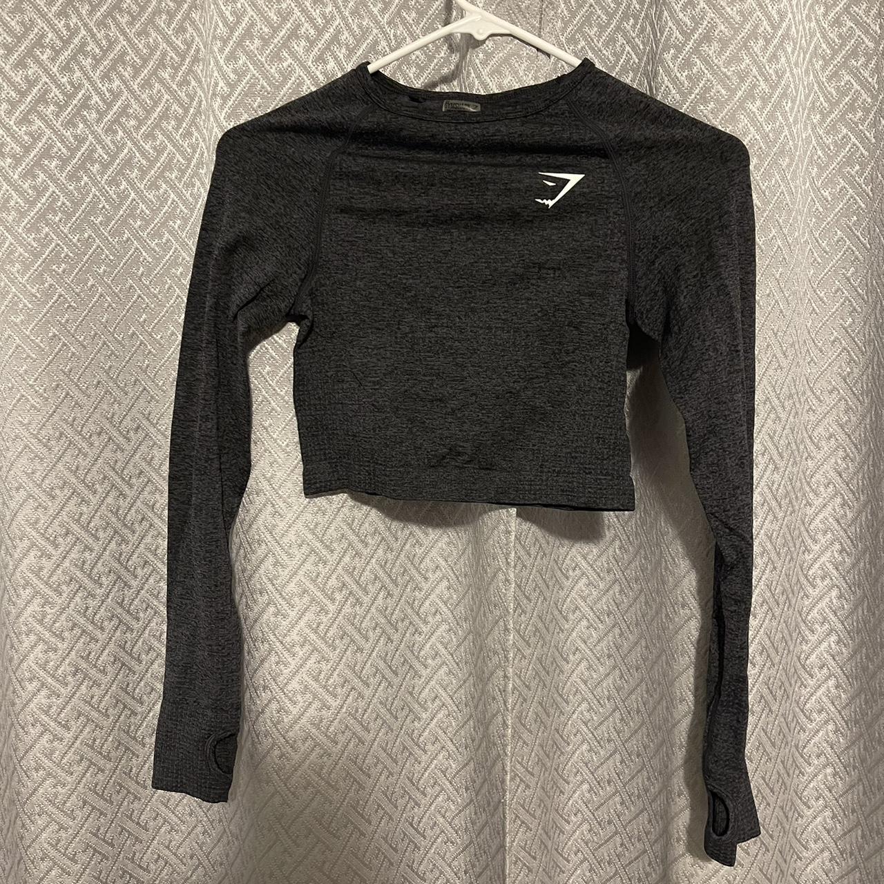 Gymshark black athletic longsleeve! Worn a few... Depop