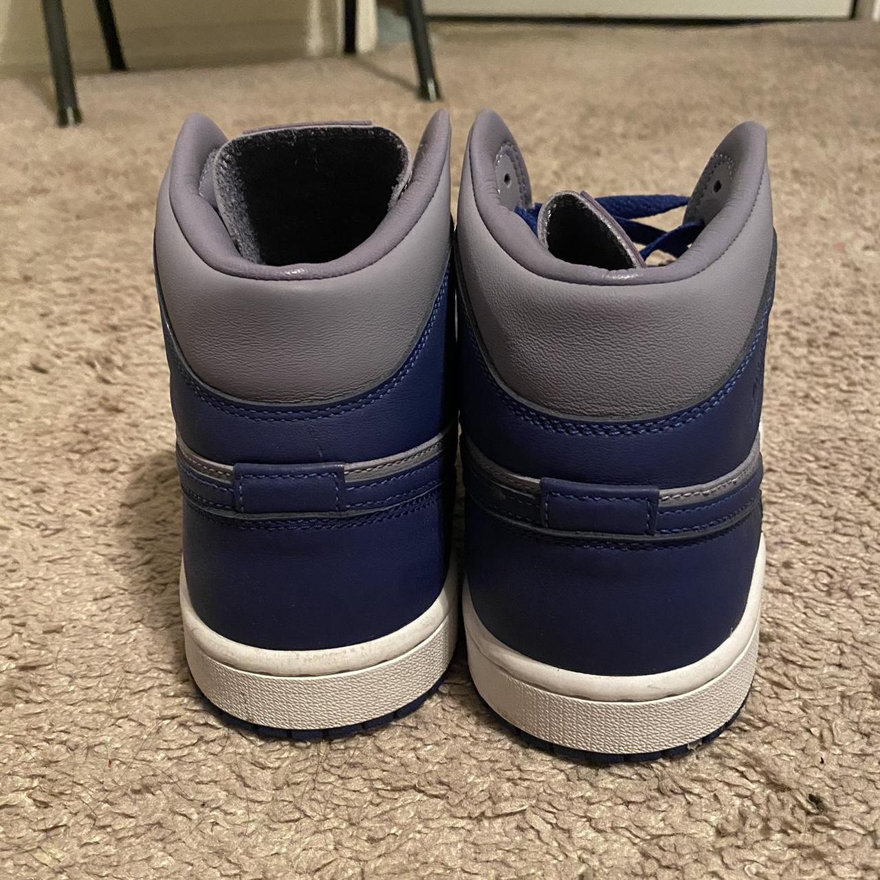 Jordan 1 mid SE “Iron Purple Deep Royal” Size 8.5... - Depop