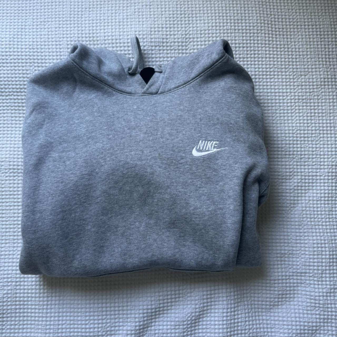 grey and volt nike hoodie