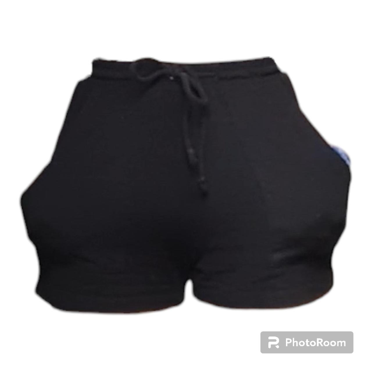 black shorts with big pockets comfortable fit little... Depop