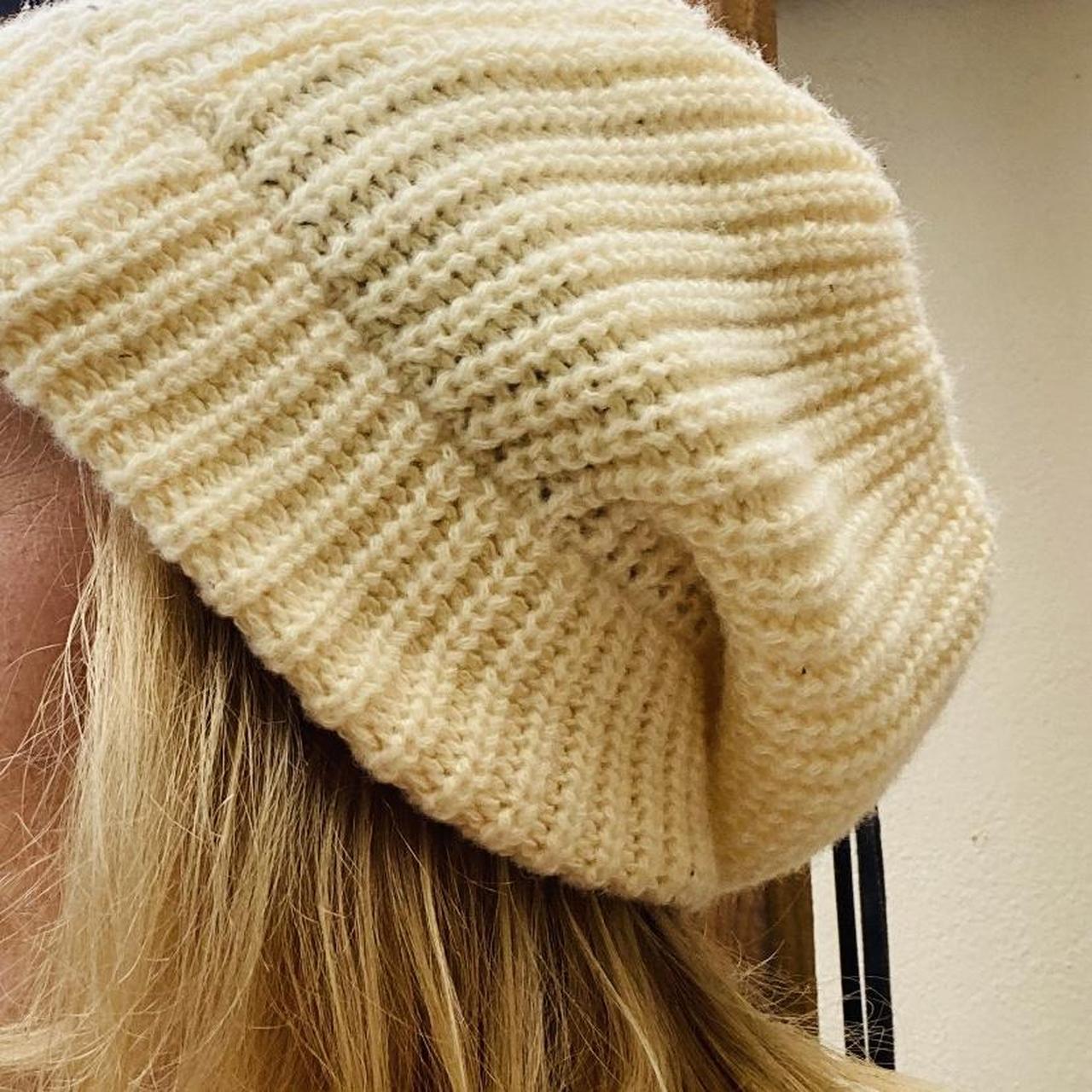 Tan knit hat online