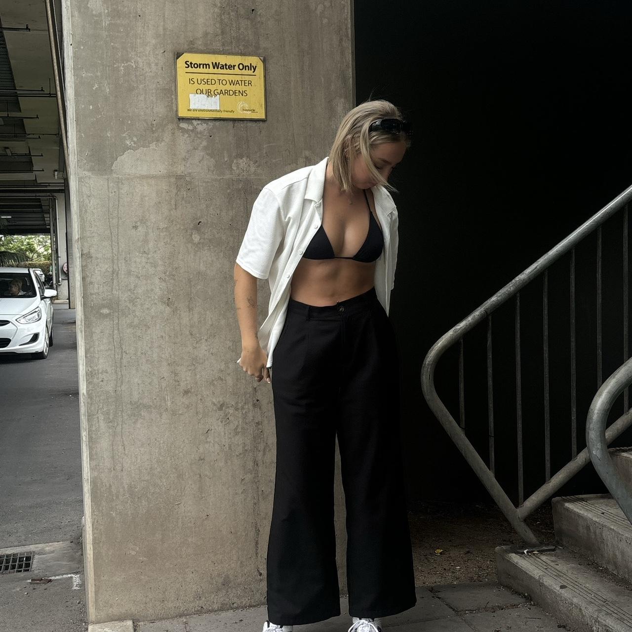 CIDER black suit pants great condition! love them... Depop