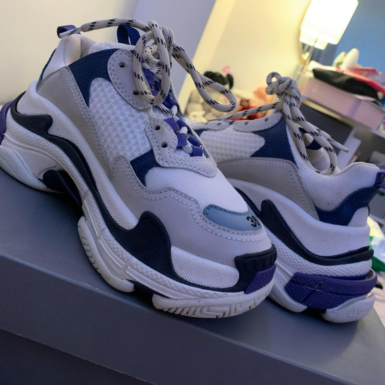 balenciaga trainers womens purple