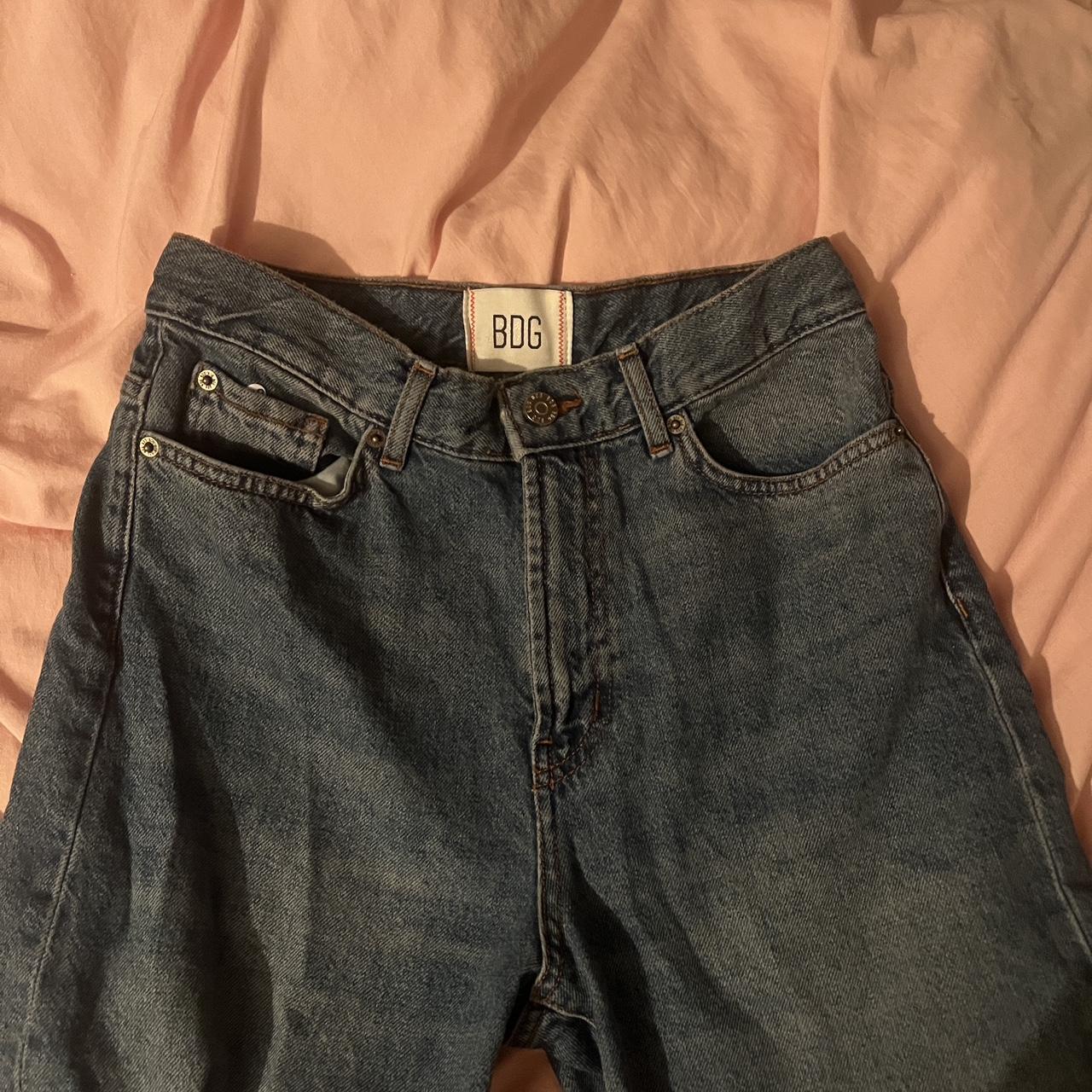 Urban Outfitters Women's Navy and Blue Jeans (2)