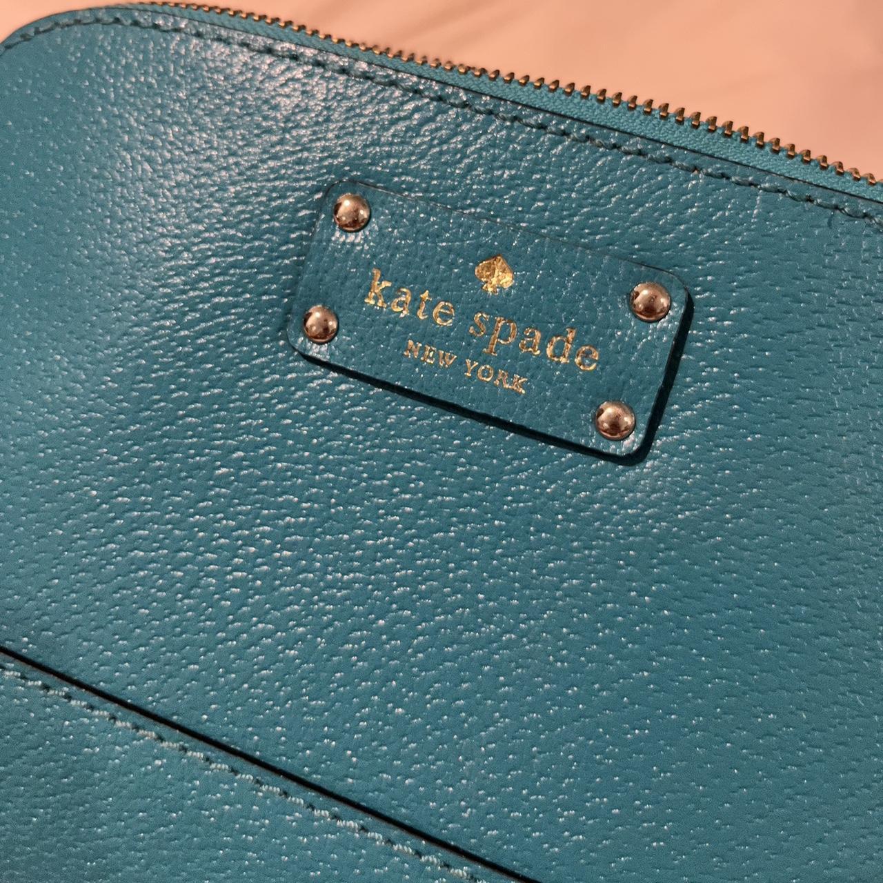 Kate spade yellow crossbody. Leather. Some scratches - Depop