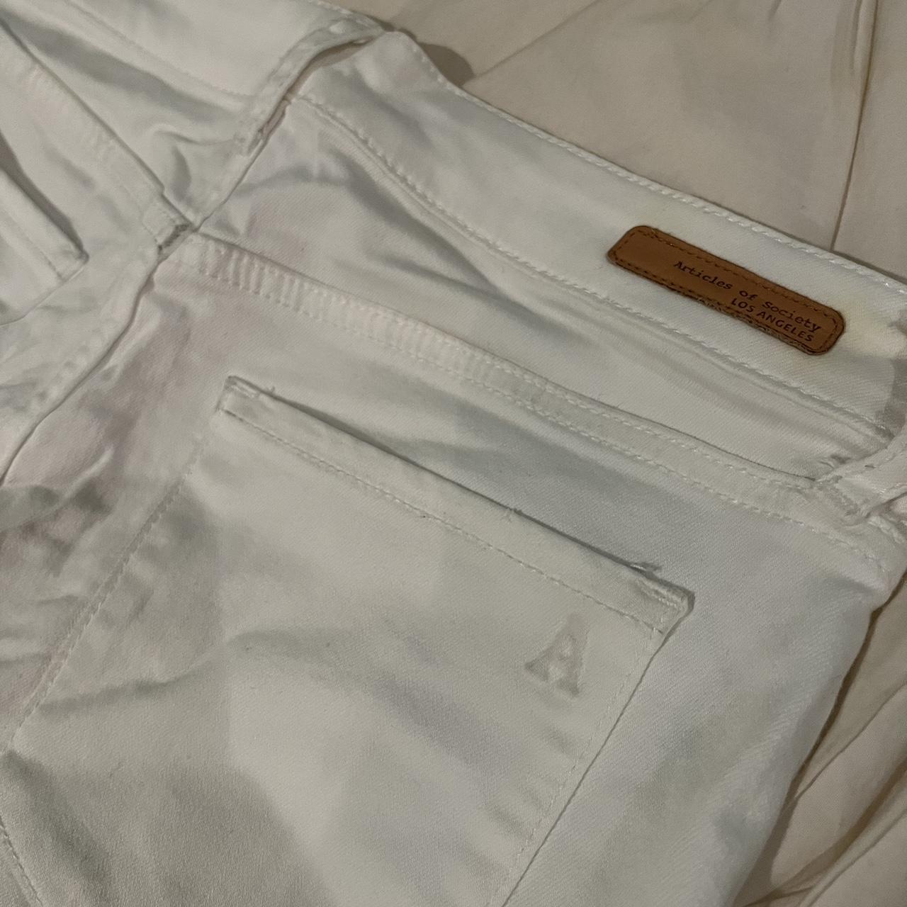 Articles of Society Women's White Jeans (4)