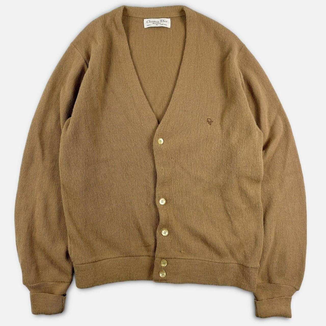 Dior Men's Tan Cardigan | Depop