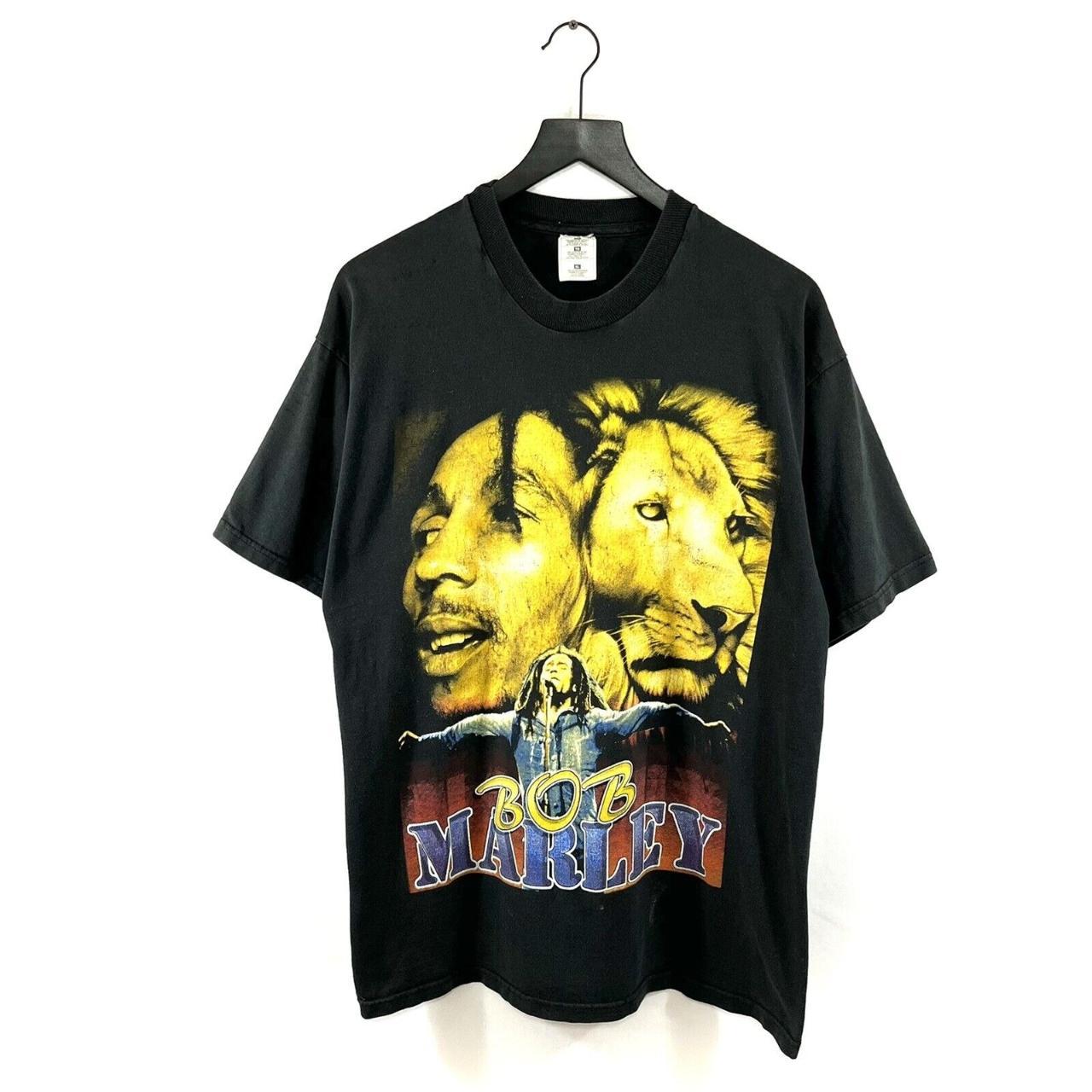 Vtg 90s Bob Marley Catch A Fire T Shirt XL Rap Tee... - Depop