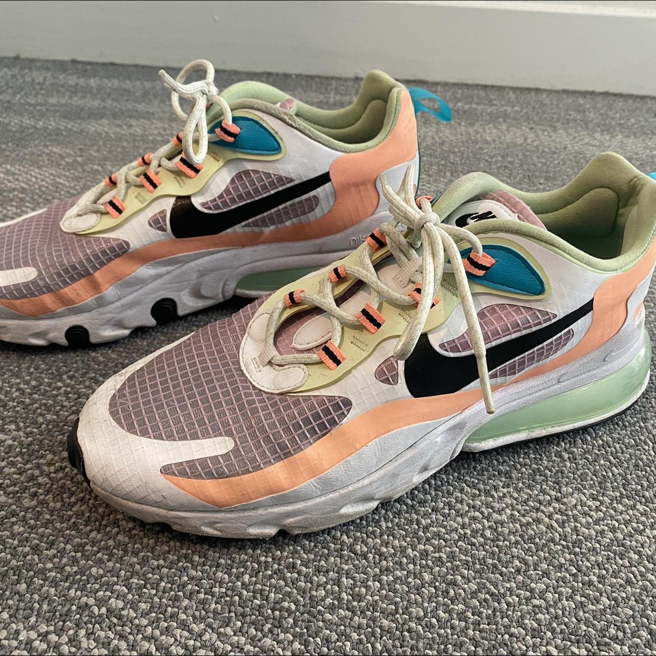 size 10.5 women s nike air max 270 react SE Depop