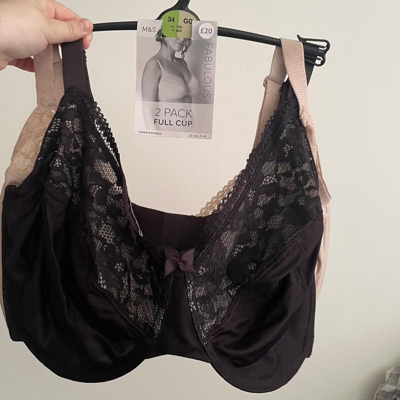 2 pack full cup bras I have my size in these and - Depop