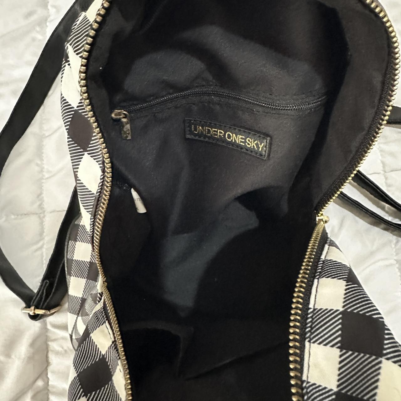 Black And White Checkered Small Bag Purse Depop