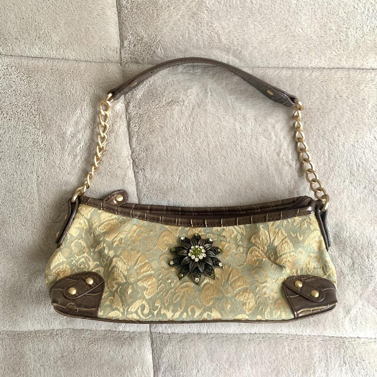 Green & Brown 90s Shoulder Bag This is the cutest... - Depop