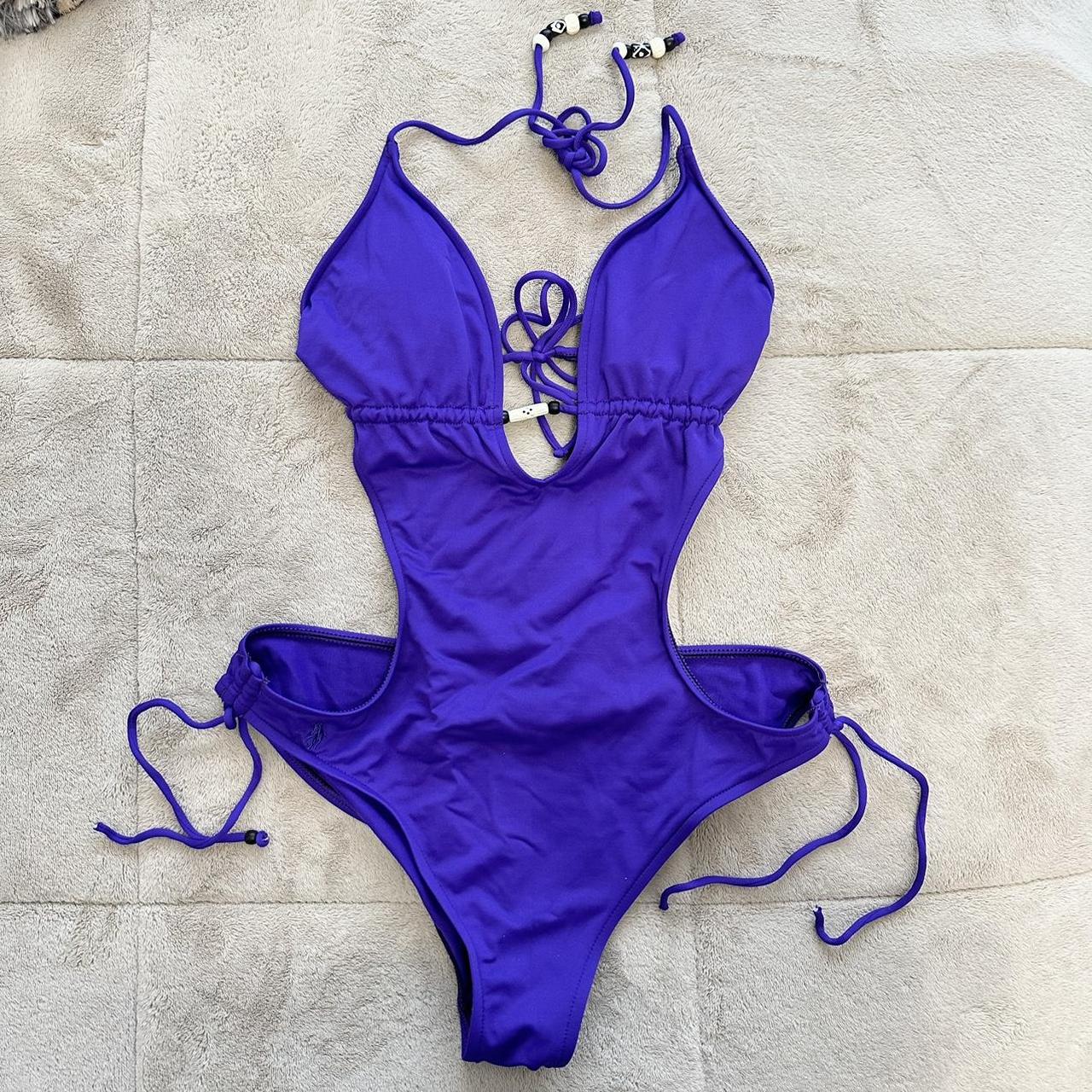 Ralph Lauren Womens Purple Swimsuit One Piece Depop 7140