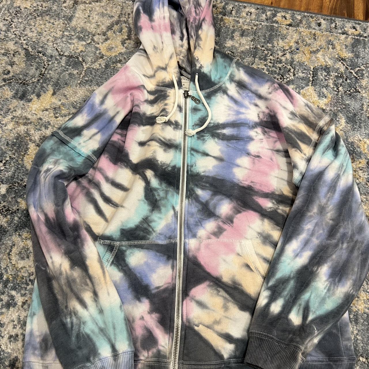 Aeropostale tie-dye zip up - Depop