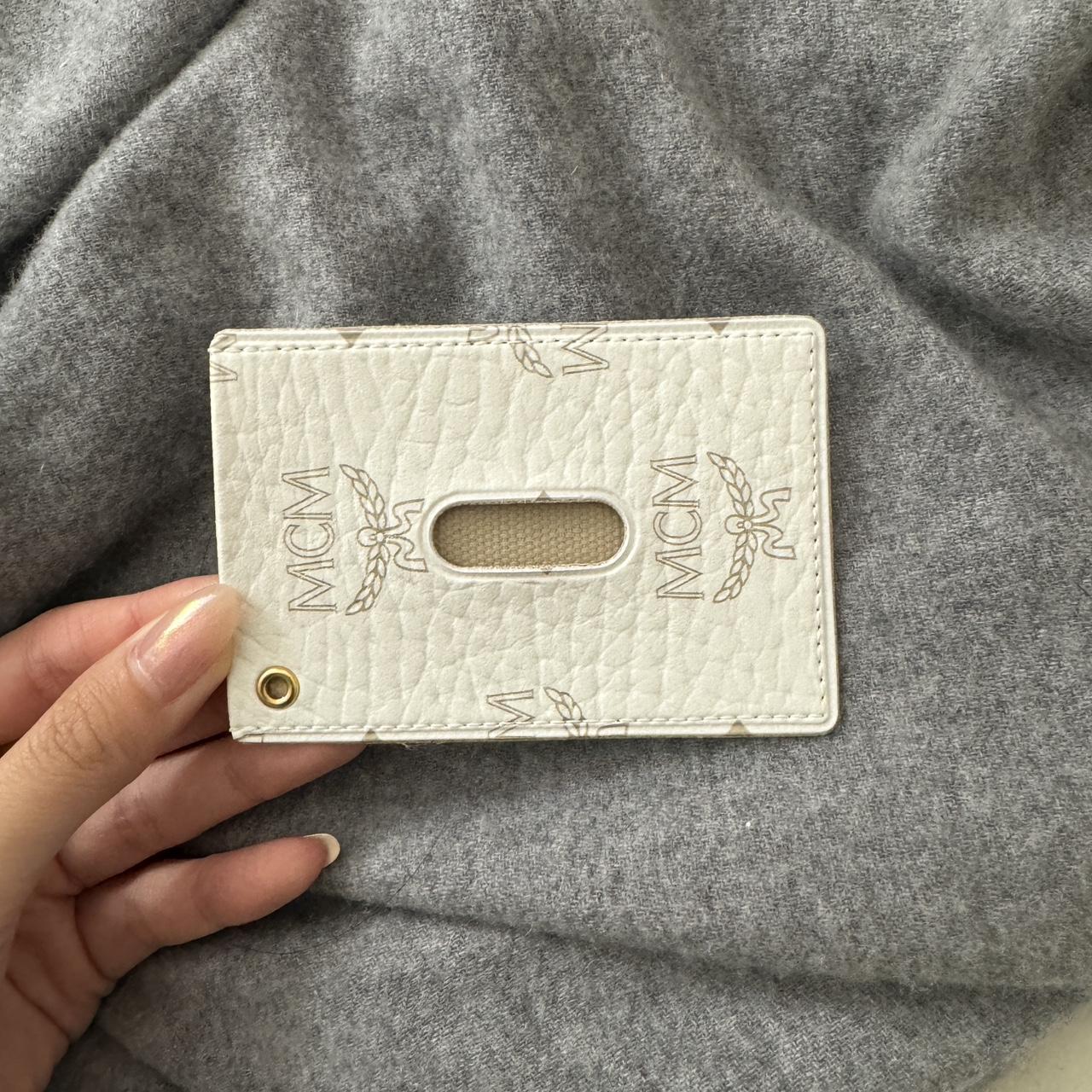 Mcm wallet clearance grey