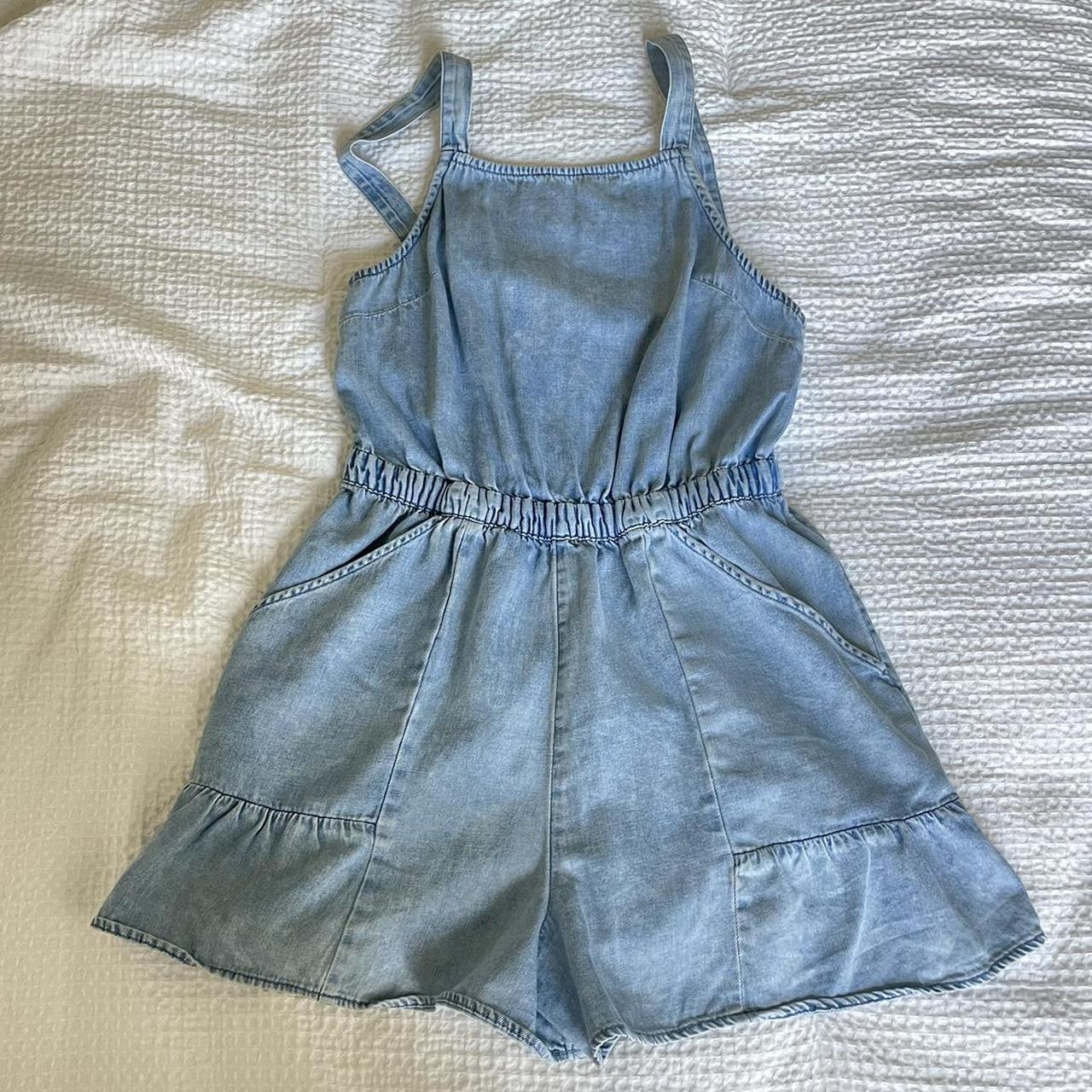 American eagle denim romper online