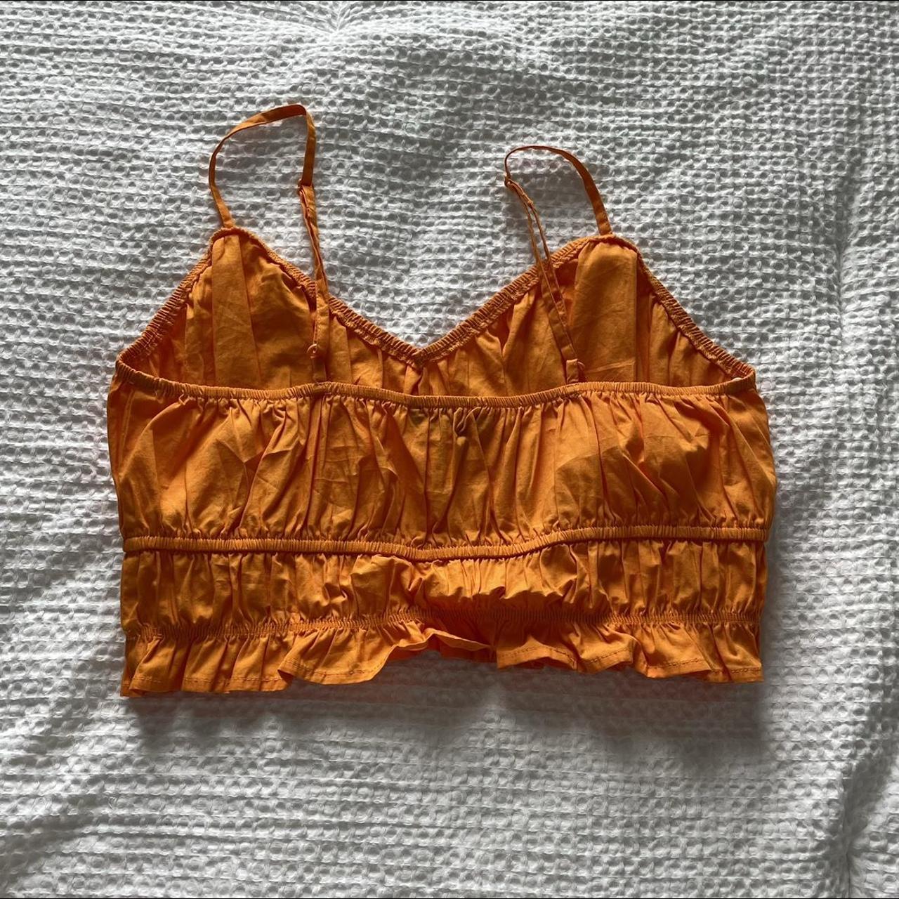 Primark Cropped cami top on orange 🧡 Never worn in... Depop