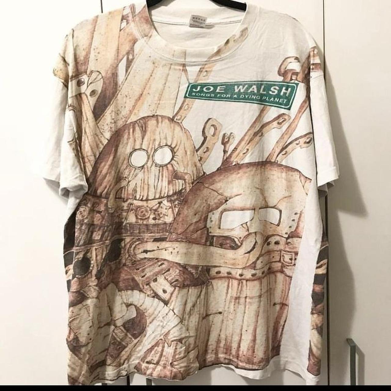 激レア Vintage JOE WALSH Tシャツ Vintage Joe Walsh “Songs For A Dying Planet” All | Depop